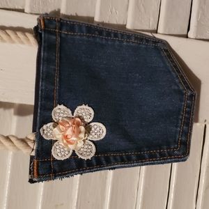 Blue Jean Pocket Crossbody